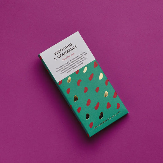 Pistachio & Cranberry Chocolate Bar