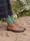 Chunky Merino Wool Boot Socks - Green