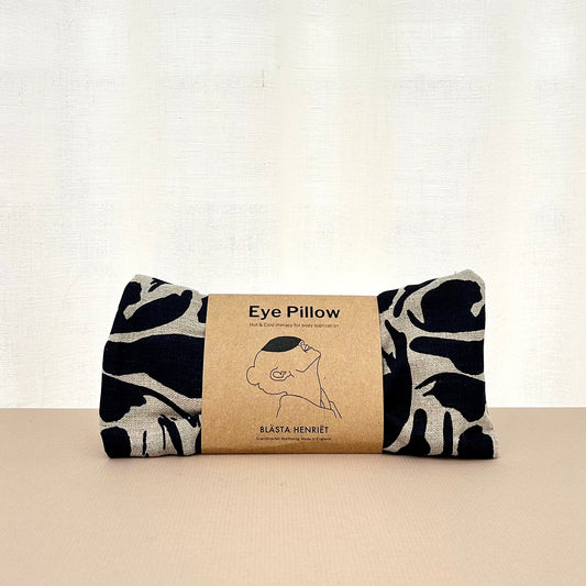 Linen and Wheat Eye Pillow - Navy