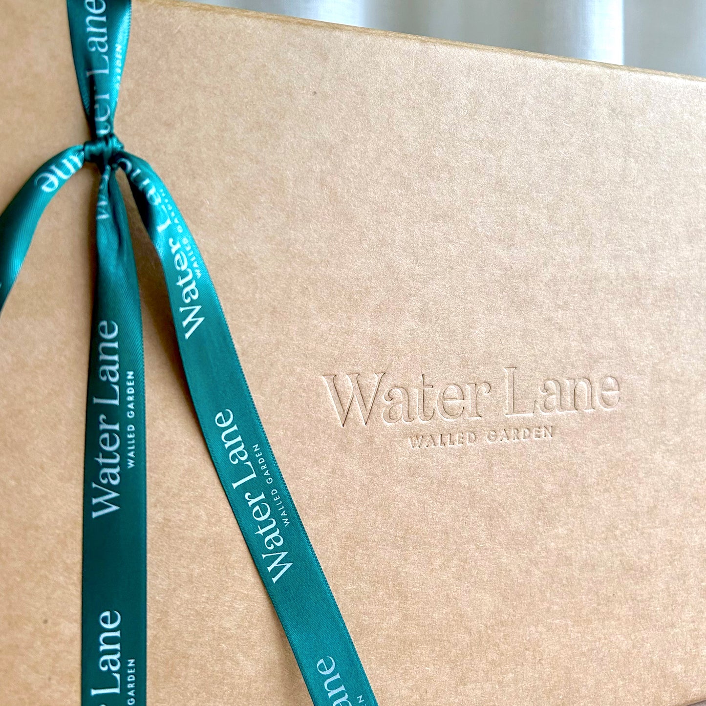 Water Lane Embossed Gift Box (Empty)