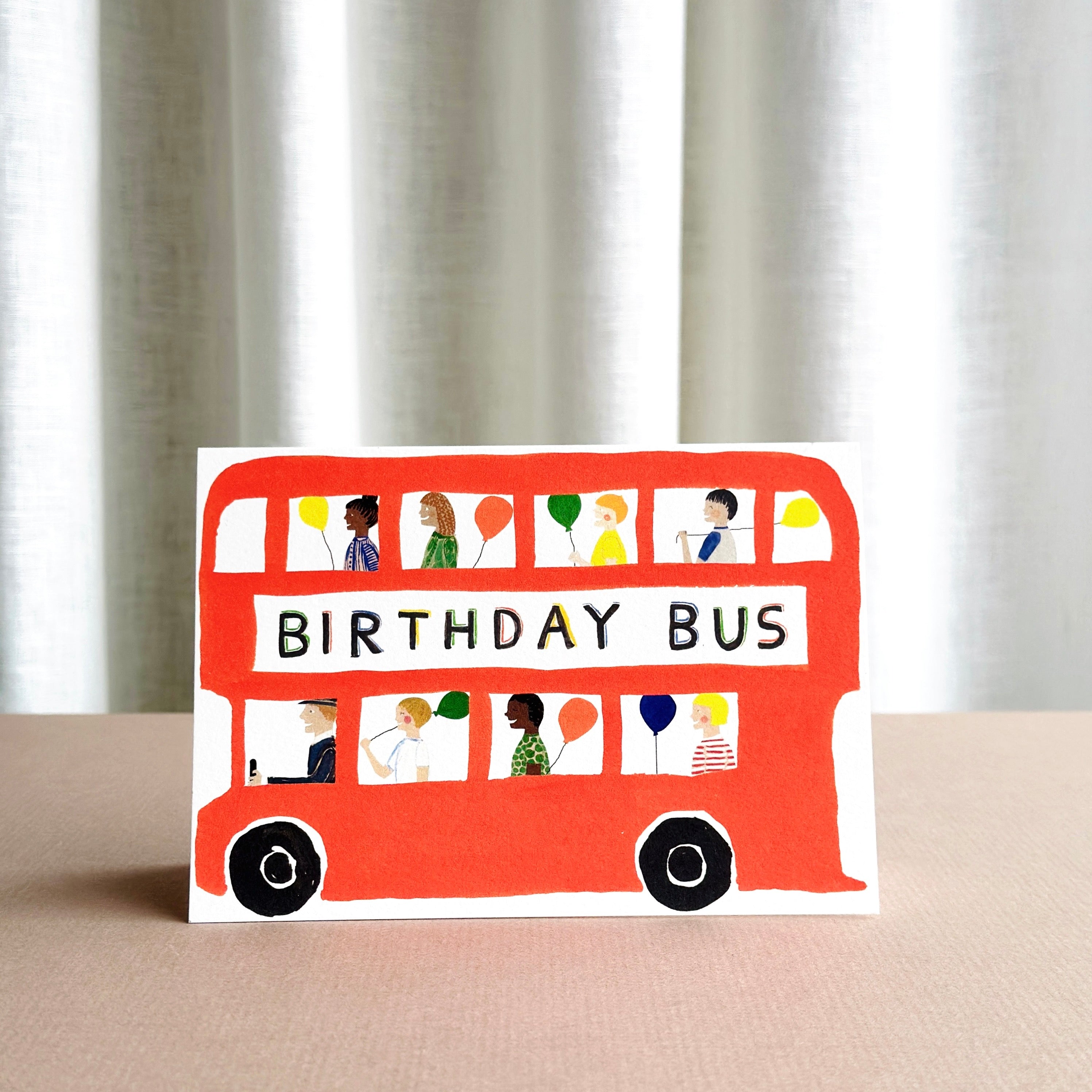 Birthday Bus Card – Water Lane