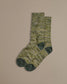 Chunky Merino Wool Boot Socks - Green