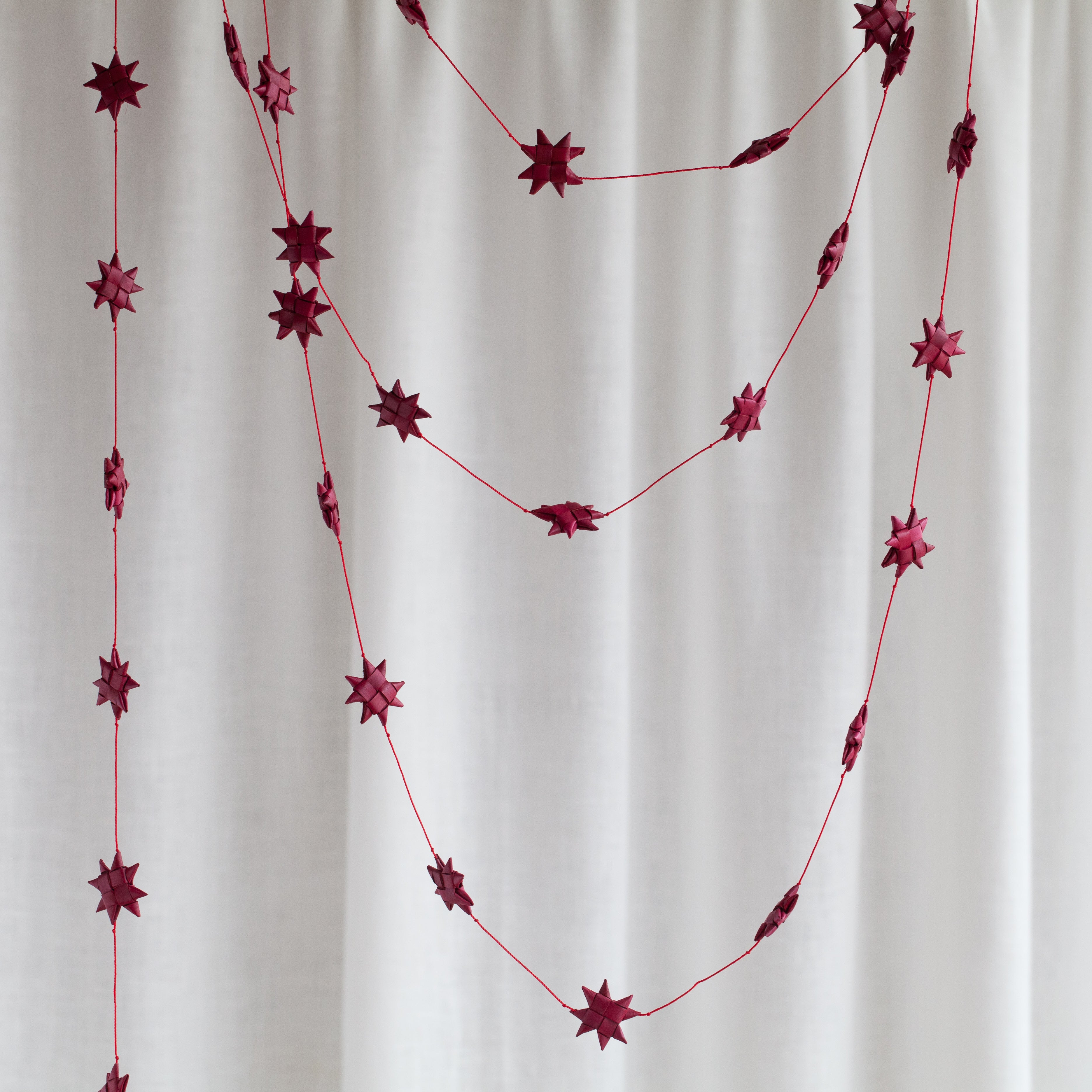 Stars Garland - Red – Water Lane